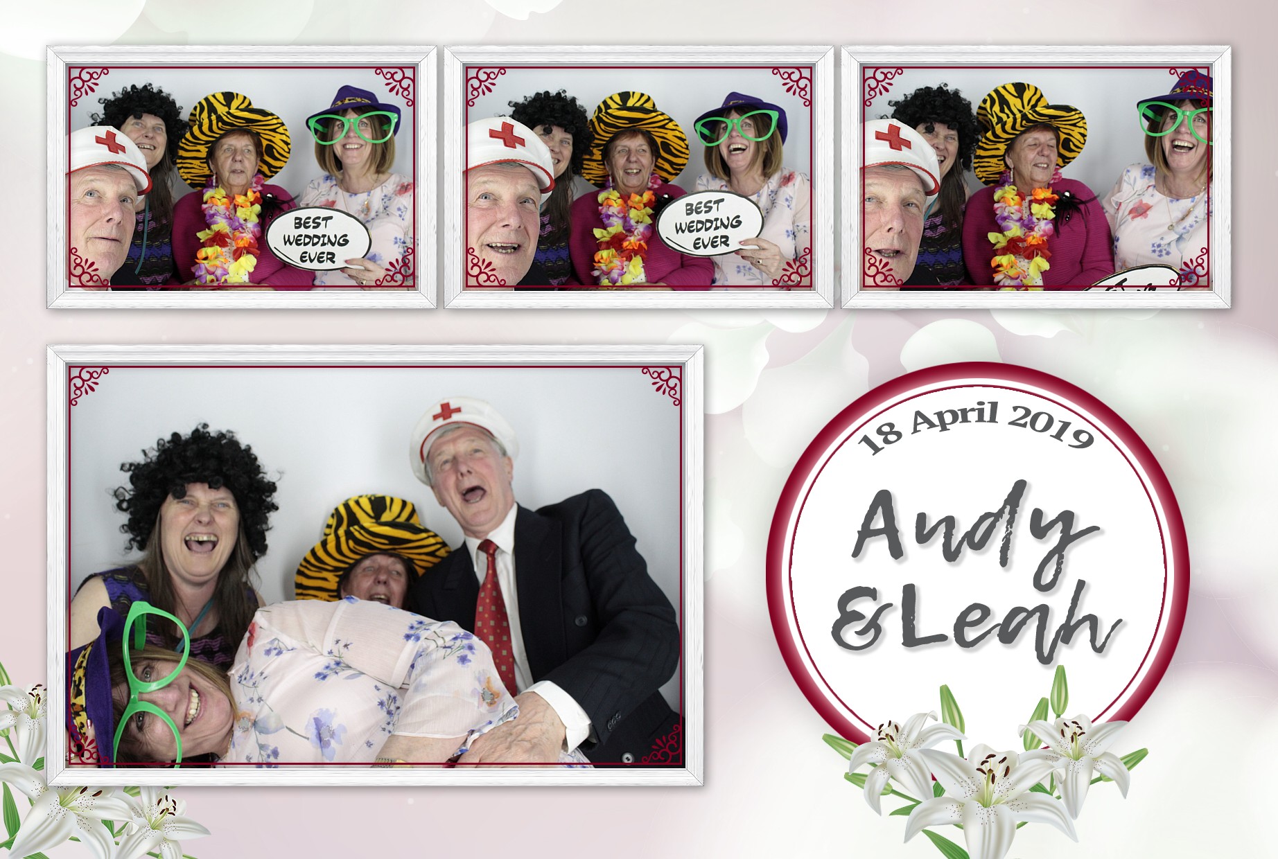 Andy & Leah's Wedding | View more photos from the event at gallery.myphotoboothexperience.co.uk/u/MyPhotoBoothExperienceLtd/Andy-Leahs-Wedding